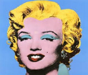 Mostra Warhol Milano: Blue Shot Marilyn, una delle opere presenti