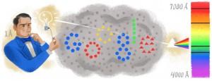 Anders Jonas Angstrom nel doodle di Google