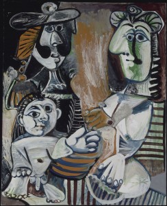 Picasso Pablo (1881, Málaga - 1973, Mougins) La Famille 30 septembre 1970, Mougins Huile sur toile, 162x130 cm Musée national Picasso - Paris © Succession Picasso by SIAE 2016